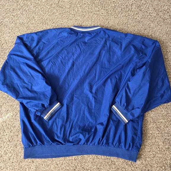 Vintage Reebok Rugby‎ Windbreaker Pullover Blue, Lined XXL - Picture 12 of 14